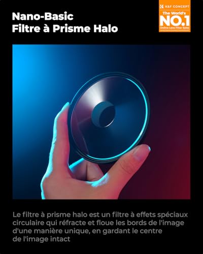 K&F CONCEPT 77mm Spiral Halo Camera Lens Filter