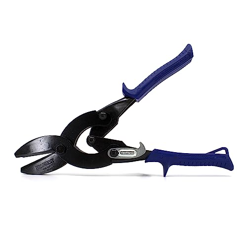 Midwest Snips Blade Crimper with 1-5/8-inch throat depth for metal ductwork, single tool shown