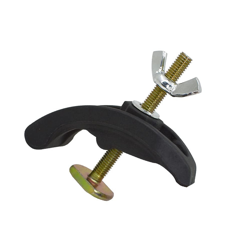 [Australia - AusPower] - 4 Pcs Arcuate Press Plate Clamp - T Track Hold Down Clamps Engraving Machine Pressure Plate Clamp Fixture Clamp for Woodworking and Metalworking(Black) Black 