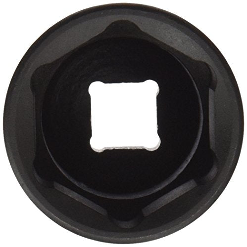 Grey Pneumatic 1/2-inch drive 33mm deep socket wrench in steel finish