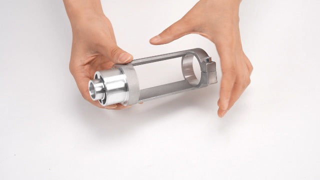 Yosoo Health Gear Square Hole Drill Bit Adapter Aluminum Alloy Invention Adapter for Hand Drill, 38 to 43 mm Diameter Wood, Quick Installation and Disassembly