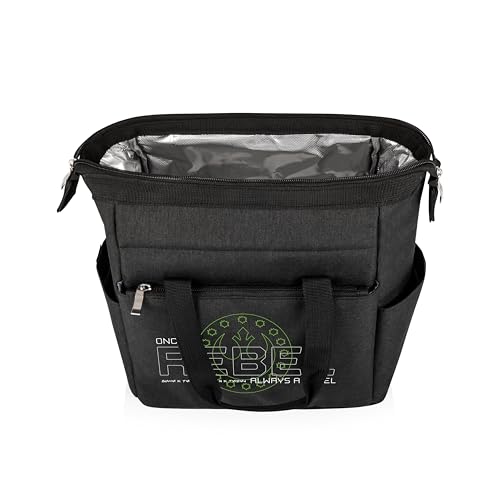 PICNIC TIME Star Wars Ahsoka Rebel On The Go Lunch Bag Cooler, Soft Cooler Lunch Box, Insulated Lunch Tote, Leak-Resistant Work Lunchbox, Reusable Thermal Cooler Bag, (Black) 10 x 6 x 10.5 Star Wars Ahsoka Rebel - Black