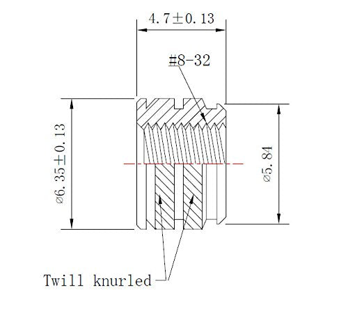 [Australia - AusPower] - [initeq] #8-32 Threaded Heat Set Inserts for 3D Printing (100, Short) 100 