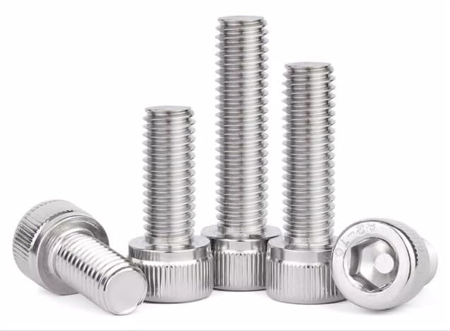 happinesspark 304 stainless steel DIN912 hex socket cap screw kit with nuts and washers, M2-M5 assortment