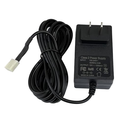 ANYINELEC V3186-06 water softener power transformer, 15V DC adapter replacement part