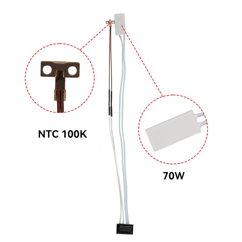Thermistor & Heater Kit for A1 Mini - Precise Temperature Measurement & Fast Heating Time - Reliable Sensor and Heater Replacement for Constant Print Quality - Durable & Compatible