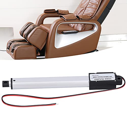 DC 12V Stroke Linear Actuator, 100mm High Speed Mini Linear Actuator Electric Motion Actuators for Electric Recliner Lift Massage Bed Sofa, Internal Limit Switch, Low Noise (Stroke 100mm-30mm/s-20N) Stroke 100mm-30mm/s-20N