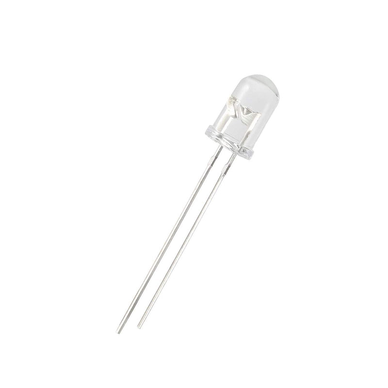 [Australia - AusPower] - 20Pcs PT334-6C 5mm Phototransistor Light Sensor - 400-1000nm Wavelength Range, 15-20mA Sensitivity for Optical Switches/Arduino Projects (Clear Round F5 3V) 