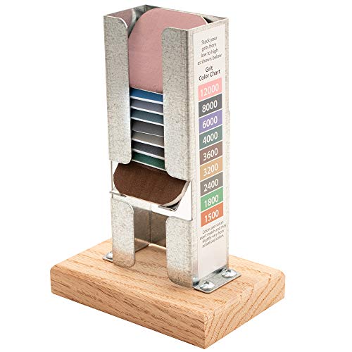 Peachtree Micro-Mesh Soft Touch 2 x 2 inch sanding pads with steel dispenser