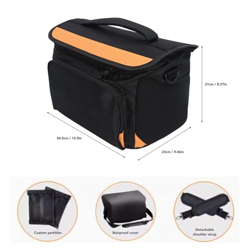ZJchao nylon fusion splicer bag with rain cover and rope for fiber optic splice tools