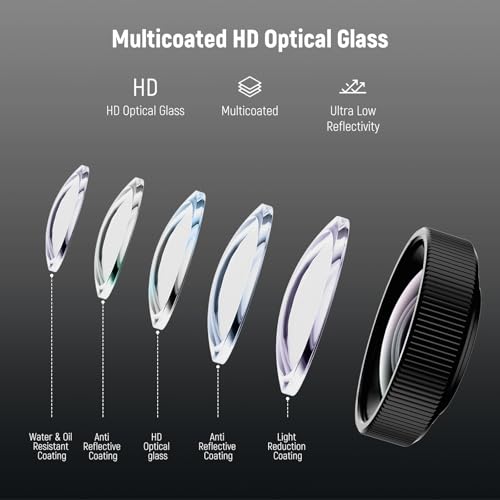 NEEWER Macro Lens Compatible with DJI Osmo Nano/Action 5 Pro/Action 4
