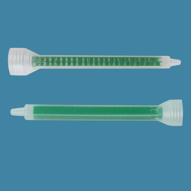 [Australia - AusPower] - Epoxy Mixing Nozzle Static Mixing Nozzle Adhesive Cartridges Tip Mixer Nozzles (1:1/1:2ratio) 24 Element,10Pieces Middle 