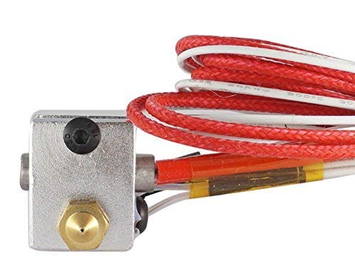 V6 Hot-End Kit: All Metal + Teflon J-head Bowden 0.4mm nozzle Teflon hose fan PC4-m6 Push-Fit 1.75mm - 3D printer: Anycubic Creality Anet and others V6 Hotend Kit Rev.2