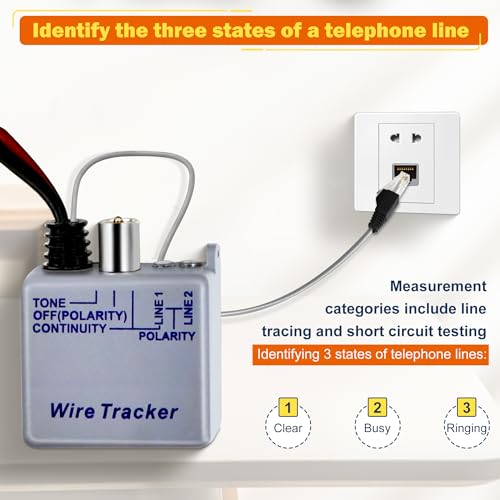 Lunarlipes Tone Generator Kit 200EP accuracy wire tracer circuit tester for network and cable testing