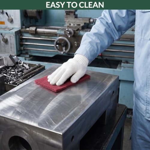 Sanding Fleece Pads 150 x 230 mm Set, Sanding Fleece Mat 5 Grit 600/800/1000/1500/3000, for Metal Wood Stainless Steel Sanding Polishing, Cleaning Fleece Pack of 10