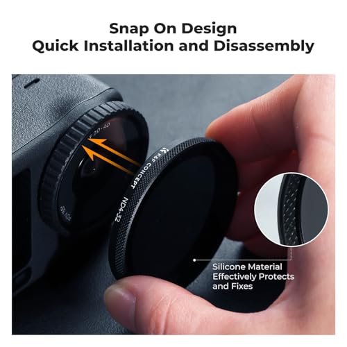 K&F CONCEPT CPL VND Effect Filter Kit for DJI Osmo Action 6 Snap on-3Pack VND+CPL+Black Diffusion 1/4