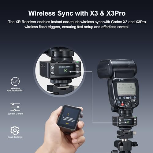 Godox XR 2.4G TTL High Speed Sync Wireless Flash Trigger,Remote Flash Receiver (for Sony)