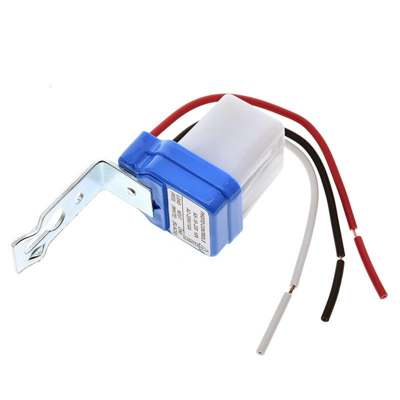 [Australia - AusPower] - 5 Pcs AC DC 24V 10A Auto On/Off Photocell Light Switch Photocell Photo Switch Photoelectric Switch Photocell Control Light Sensor Switch Dusk to Dawn Photocell Sensor (AC DC 24V) 