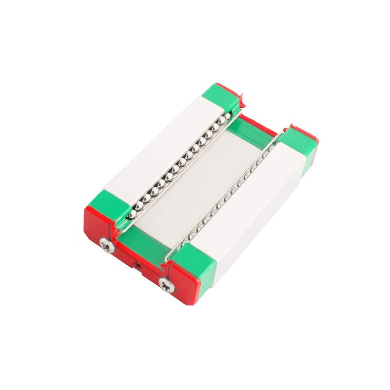 MGN12H 300mm Linear Slide Rail MGN12 for 3D Printer Rails and CNC Machine Rails Green MGN12H Rail + Carriage block