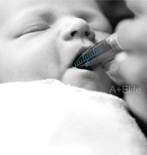 [Australia - AusPower] - BAXA ExactaMed Oral Liquid Medication Syringe 1cc/1mL 10/PK Clear Medicine Dose Dispenser With Cap Exacta-Med BAXTER Comar Latex Free 