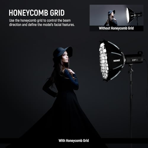 NEEWER NS22P 22"/55cm Octagonal Softbox Quick Release Bowens Mount Soft Box 22"