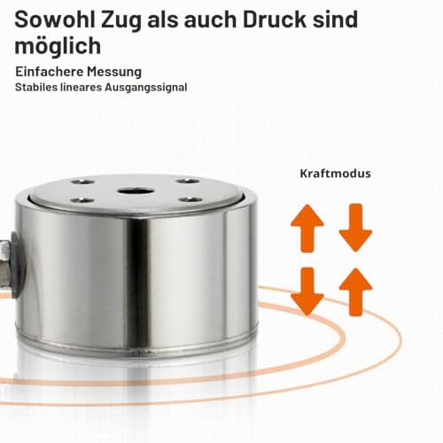 Load Cell Sensor, 500 kg Load Cell Weight Sensor, Columns Load Cell Weighing Sensor Scale Sensor Weight Sensor Industrial Load Cell Weight Sensor for Weighing Tests (Pull, Pressure, Traction Force)
