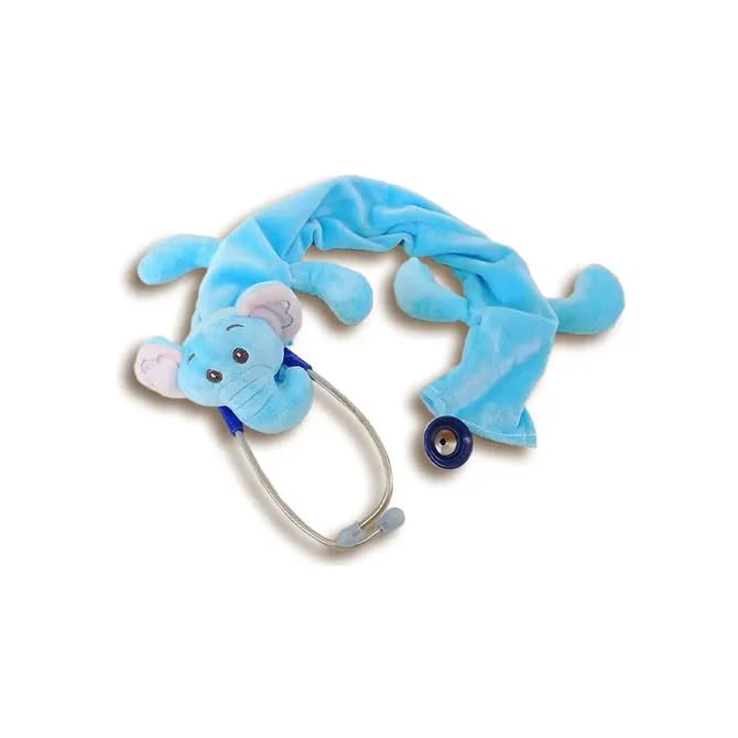 [Australia - AusPower] - Pedia Pals Elephant Stethoscope Cover for Nurses & Doctors – Soft, Washable & Fun Animal Design to Comfort Kids – Universal Fit for Standard Stethoscopes Animal Cover, Latex-Free & Safe for Children Elephant Style Cover 