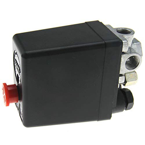 Air Compressor Pressure Valve Switch Control Relief Regulator Gauges 90-120 PSI