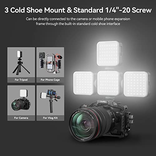 SmallRig P108 Mini RGB LED Video Light, Portable Camera Lights