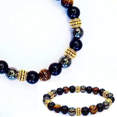 Triple Protection Bracelet Bring Luck and Prosperity for Men Women E