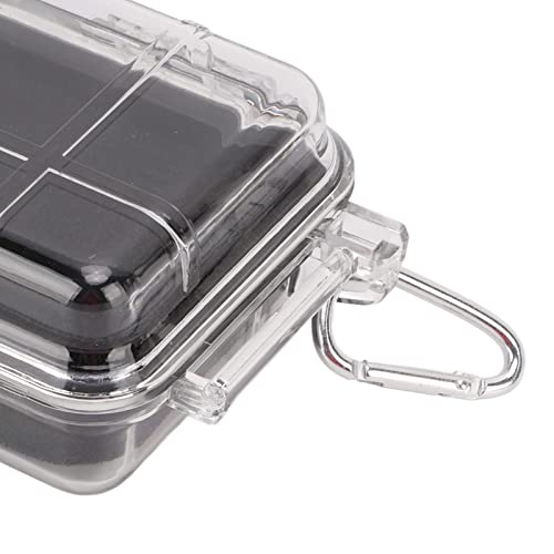 Alomejor compact ABS EDC storage box with anti-skid rubber pad for camping, hiking, and water sports gear