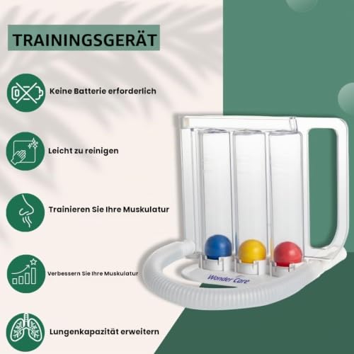 3 Ball Breathing Lung exerciser/ 3 Ball Incentive Spirometer