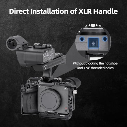 Nitze FX2 Cage for Sony FX2 Camera & XLR Handle - T-S16A