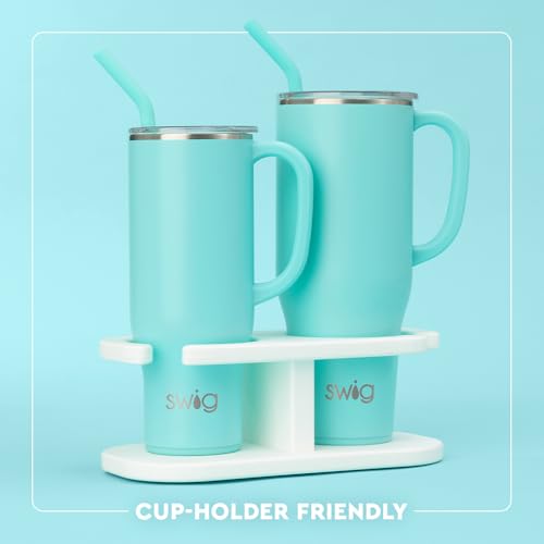 Swig Life 40oz Insulated Mega Mug with Handle & Straw, All American 40 Ounces