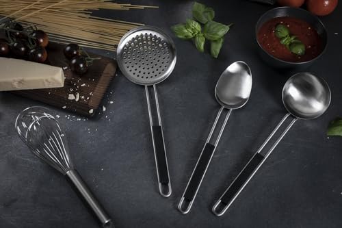 Kuhn Rikon Essential Ladle – Stainless Steel Bowl with Comfortable Handle for Serving Soups, Stews & Sauces
