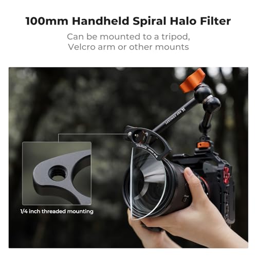 K&F Concept 100mm Handheld Spiral Halo Prism Filter