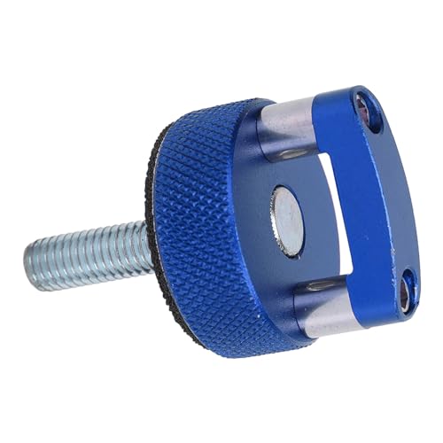 Fabater blue M8 thumb screws with integrated D-rings for 2021-onward Bronco 2-door and 4-door hardtops