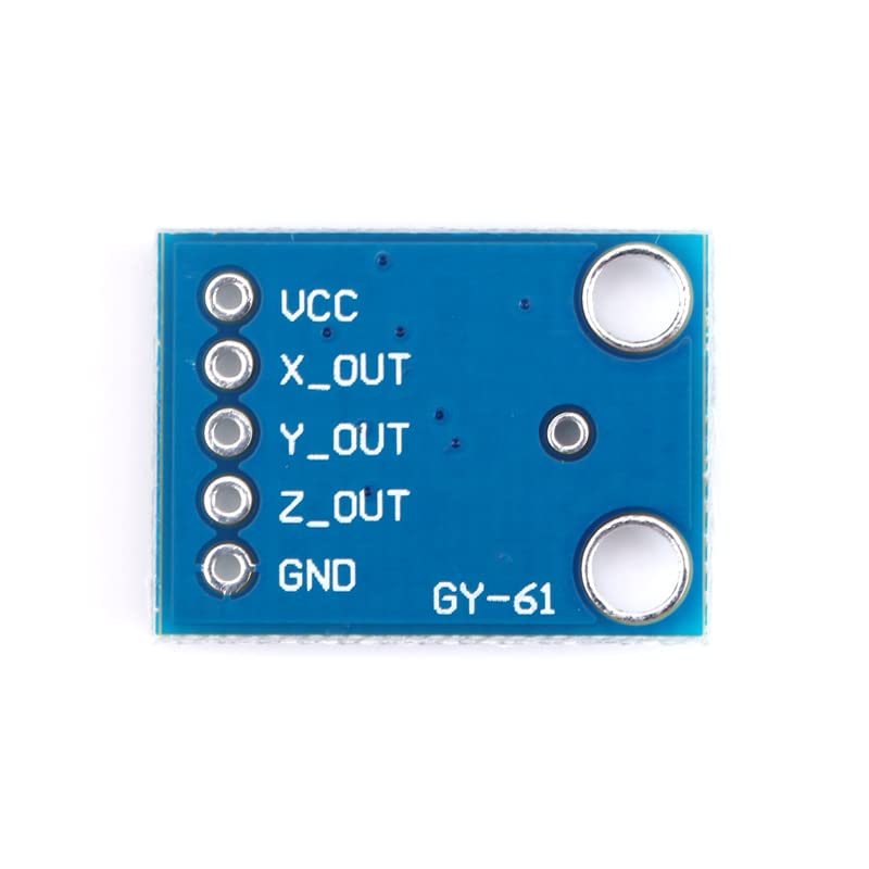 [Australia - AusPower] - 2PCS ADXL335 Sensor Module Semiconductor devices 3 Axis Accelerometer Angular Transducer Sensor Module Analog Acceleration Module Sensor Module GY-61 Analog Output 3V-5V 