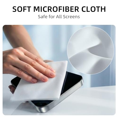 llano Lens Cleaning Cloth, Screen Cleaning Cloth 10 Pack (23cm x 23cm) 10 PCS Cleaning Cloth