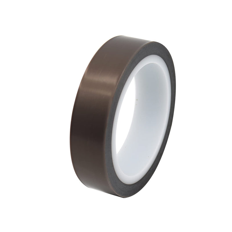 [Australia - AusPower] - PTFE Tape, Single Side Silicone Adhesive PTFE Film Tape Sheets, Heat Resistant Film Tape, 36 Yards (1 roll) 0.08mm*1in*36yards Grey 