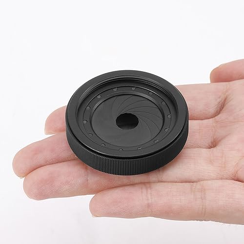 Adjustable Iris Aperture Diaphragm Filter Pack M30 to M37 Iris Aperture Diaphragm Adapter Optical Diaphragm 1.5-26mm Lens Module Adapter Ring PVS-14 PVS 14 Optics pvs14 Iris Filter Pack
