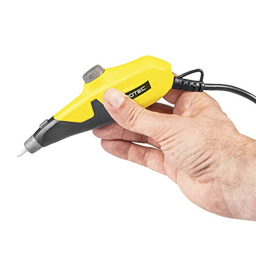 TROTEC PEGS 10-230V Engraving Machine for Metal, Ceramic, Glass, Jewelry, Wood or Leather with 4 Engraving Stencils