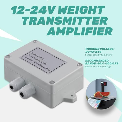 Weighing Transmitter 12-24V Load Transmitter Amplifier Load Cell Amplifier Weight Sensor Amplifier Load Cell Converter
