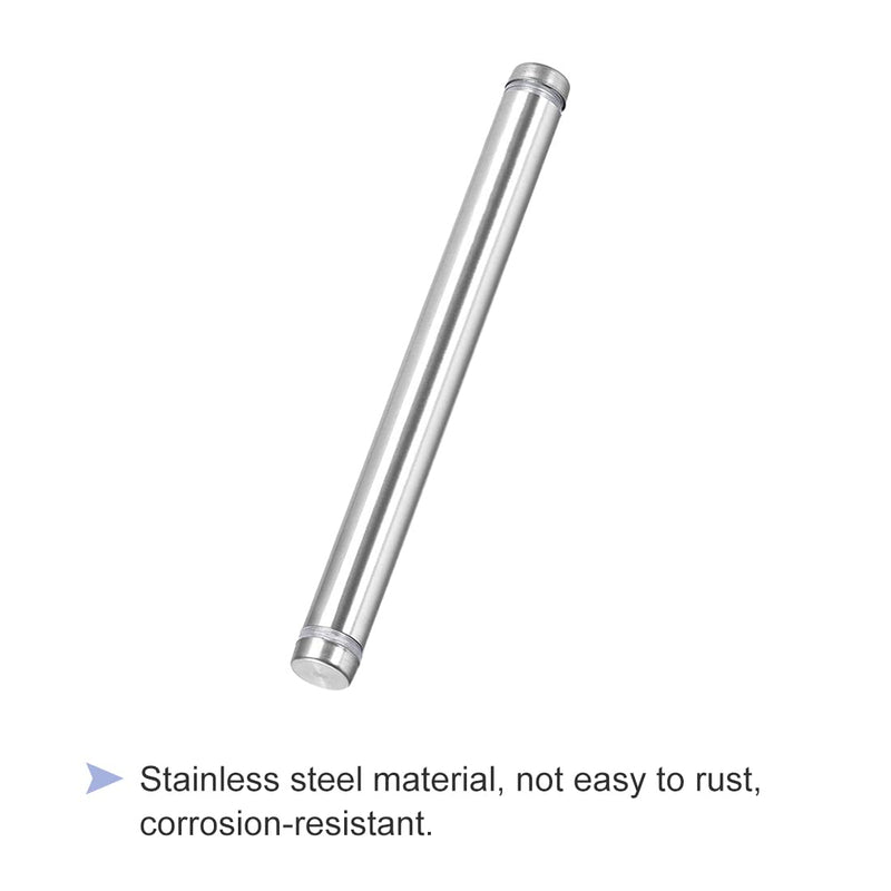 [Australia - AusPower] - uxcell 1/2 Dia x 4-7/8"(12x124mm) Double Head Standoff Screws Acrylic Glass Nails 6pcs 124mm 