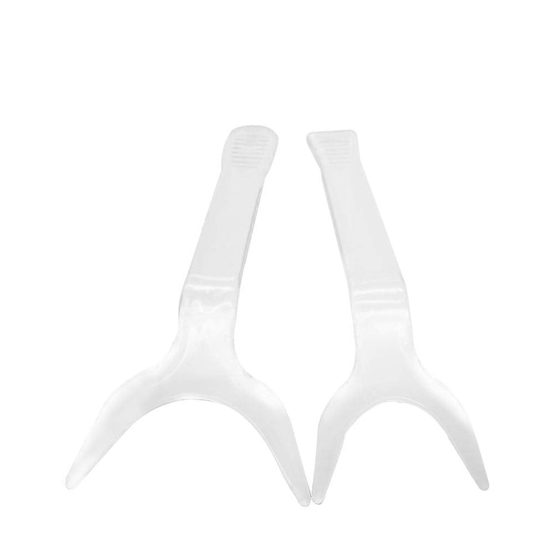 [Australia - AusPower] - 2PCS Dental Orthodontic Lip Retractor Clear Teeth Intraoral Mouth Lip Retractor Photography Opener (Large + Small) Large + Small 