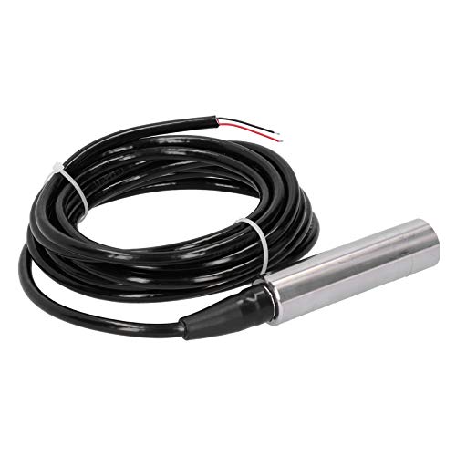 [Australia - AusPower] - Liquid Level Transmitter 5m Cable Water Level Sensor Detector Pressure Transmitter for Water Gas Oil 1232VDC 420mA(0-2m) 