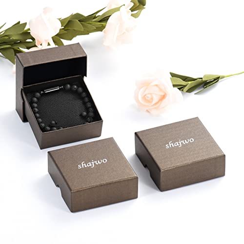 shajwo Cylinder Urn Bracelet for Ashes for Women Men Black