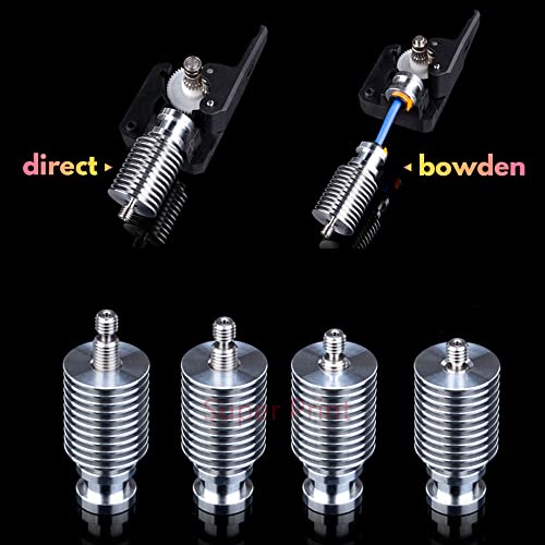 V6 Hotend 24V 40W Remote Bowen Print J-Head Hotend Titanium Alloy HeatBreak Cooling Fan Bracket for Titan Dual Driver Extruder.(24V Brass Nozzle Kit)
