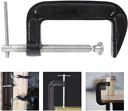 [Australia - AusPower] - 2 Inch C-Clamp Set, Heavy Duty Steel C Clamp Industrial Strength C Clamps for Woodworking, Welding, and Building (4Pcs) 4pcs 