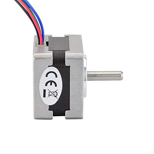 STEPPERONLINE Nema 14 Stepper Motor 1.8 deg 14Ncm 0.4A 4-lead 35x35x26mm for DIY 3D Printer Extruder